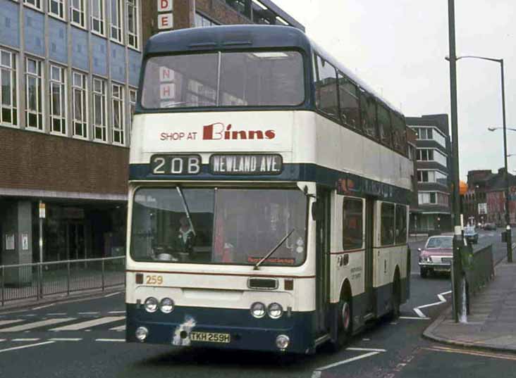 Hull Corporation Transport Leyland Atlantean Roe 259